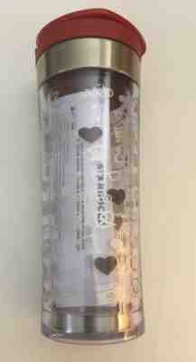 ??VERY RARE - NEW 2009 Starbucks SEE HEARTS APPEAR Tumbler 16 oz?? - Sold on eBay May, 27th 2019 for $38.00