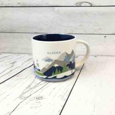Starbucks Coffee Mug Alaska You Are Here YAH 14 oz 2015 state New E - Sold on eBay Jun, 4th 2019 for $20.00