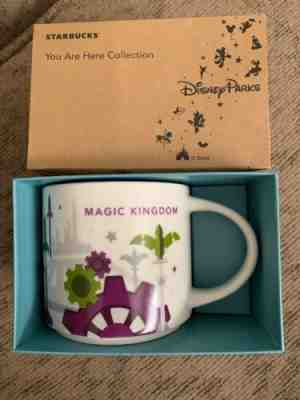 NEW Disney World Parks Starbucks Magic Kingdom YOU ARE HERE Coffee Tea Mug Box - Sold on eBay May, 28th 2019 for $21.25