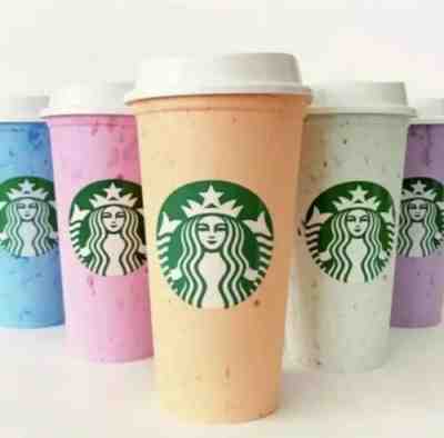 Starbucks Reusable Hot Cup Collection Pack Of 6 With Lids 16 Oz Summer 2019 New - Sold on eBay Jun, 5th 2019 for $22.00