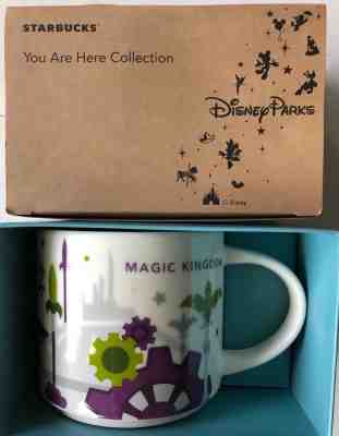 STARBUCKS You Are Here Collection " Magic Kingdom " Walt Disney World 14oz Mug  - Sold on eBay May, 11th 2019 for $22.99