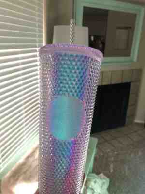 2018 RAINBOW STARBUCKS IRIDESCENT STUDDED COLD CUP UNICORN TUMBLER GLITTER NEW! - Sold on eBay Jun, 4th 2019 for $53.00