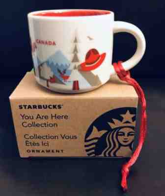 Canada You Are Here Starbucks Coffee Mug Ornament NIB 2oz - Sold on eBay Jun, 3rd 2019 for $24.49