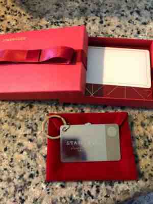 Starbucks 2014 .925 Sterling Silver Keychain Gift Card Ltd Ed $0 Bal NEW In Box - Sold on eBay May, 26th 2019 for $100.00