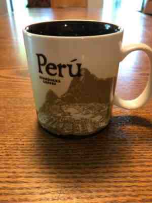Starbucks Peru Global Icon Collector Series Coffee Mug/Cup 16 oz - Sold on eBay May, 27th 2019 for $39.99