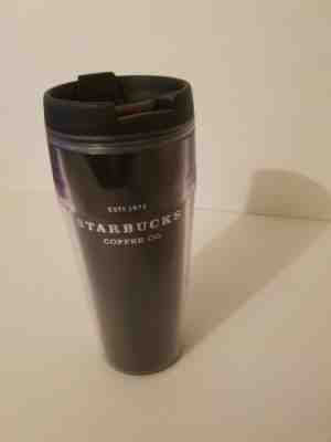 Starbucks 2004 Tapered Signature Black 16 oz Travel Tumbler - Sold on eBay May, 25th 2019 for $15.00