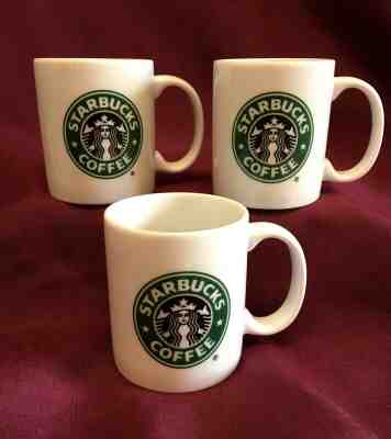 Set of (3) *Authentic* 9oz STARBUCKS Coffee Tea MUG CUP Mermaid Siren Logo 2005 - Sold on eBay May, 28th 2019 for $21.24