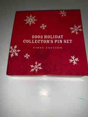 New Starbucks 2003 Holiday Collector's 3-Piece Pin Set First Edition - Sold on eBay May, 8th 2019 for $15.00