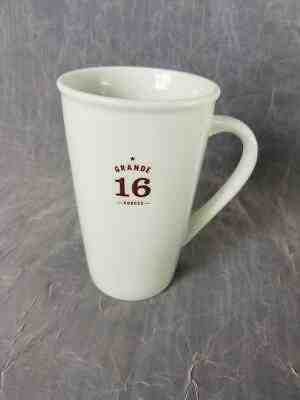Starbucks Coffee Mug GRANDE 16 Ounce 2010 Ivory Bone color Tall Ceramic Cup - Sold on eBay May, 21st 2019 for $18.99