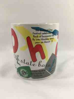 Vintage 1997 Starbucks Ohio The 17th State | States Of Bean Coffee 20 oz Mug - Sold on eBay May, 29th 2019 for $22.99