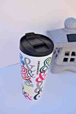NEW Starbucks 2017 Multicolor  Stainless Steel Tumbler Travel Mug 16 OZ  V2 - Sold on eBay Jun, 4th 2019 for $25.99