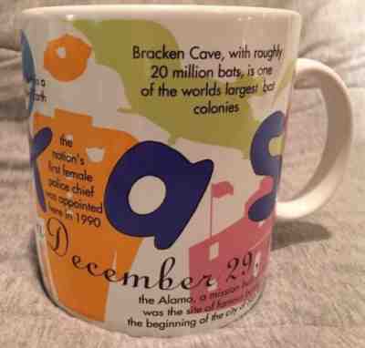NEW STARBUCKS 1997 TEXAS STATE OF BEAN COFFEE MUG 20 oz Oversized Historic Info - Sold on eBay May, 27th 2019 for $21.00
