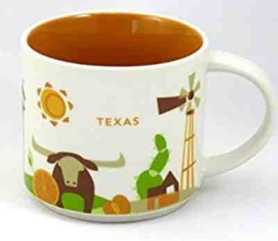 Starbucks Texas City State Cup Mug "You Are Here" YAH Collection 14 Oz 2015 - Sold on eBay Jun, 3rd 2019 for $29.99