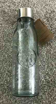Starbucks Siren Mermaid Logo Recycled Glass Bottle Water Made In Spain 20 fl oz - Sold on eBay Jun, 3rd 2019 for $34.99