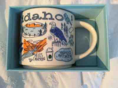 New In Box Starbucks IDAHO BEEN THERE SERIES Ceramic Coffee Cup 14 oz Mug - Sold on eBay May, 25th 2019 for $16.51