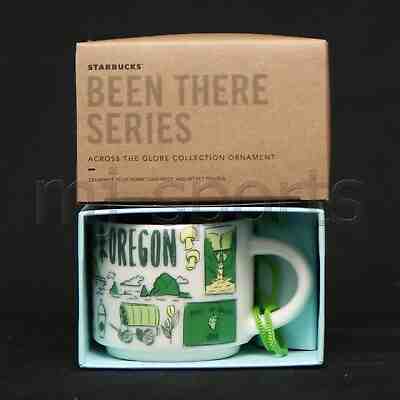 2018 STARBUCKS OREGON BEEN THERE SERIES COLLECTION COFFEE MUG ORNAMENT DEMI 3 OZ - Sold on eBay May, 29th 2019 for $24.88