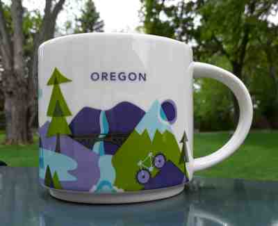 STARBUCKS OREGON State You Are Here Collection  14 Oz. Coffee Mug ~ Never Used  - Sold on eBay May, 23rd 2019 for $20.50