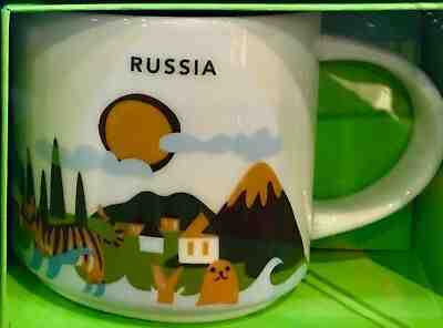 Starbucks RUSSIA You Are Here Series City Mug 14oz Brand New with green box - Sold on eBay May, 30th 2019 for $43.00