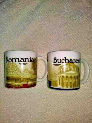 Starbucks Mugs Collector Series Bucharest Romania Demitasse or Espresso  - Sold on eBay May, 27th 2019 for $18.50