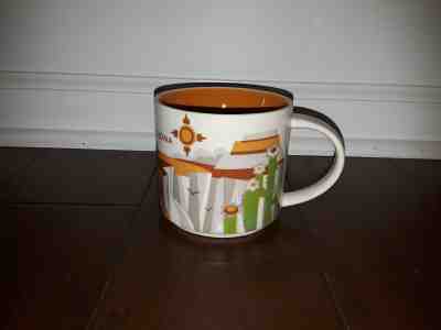 Starbucks Arizona You Are Here 14 oz Coffee Tea Mug Cup Grand Canyon Cactus 2017 - Sold on eBay May, 24th 2019 for $21.59