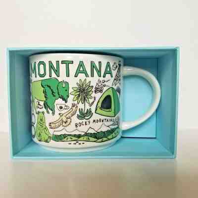 R@RE Starbucks MONTANA V1 discontinued ERROR Mug Been there series bitteroot NWT - Sold on eBay May, 29th 2019 for $399.00