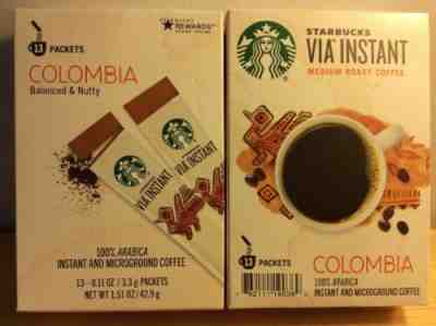 Lot Of 52 Starbucks Via Columbia Roast Instant Coffee Packets - exp October 2019 - Sold on eBay May, 25th 2019 for $29.95