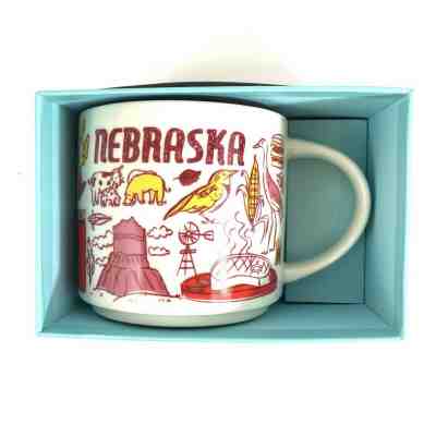 Starbucks Coffee NEBRASKA Mug:  "Been There Series" Across The Globe Collection - Sold on eBay May, 26th 2019 for $29.95