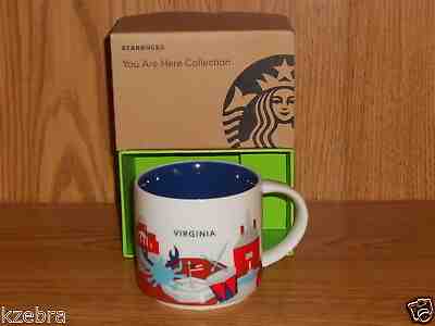 VIRGINIA STARBUCKS YOU ARE HERE 14 OZ MUG; NEW IN BOX - Sold on eBay Jun, 3rd 2019 for $31.95