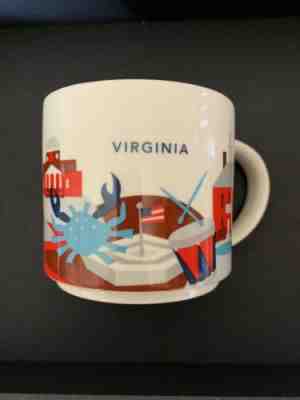 Starbucks Coffee Mug Cup Virginia VA You Are Here Collection Series 14oz YAH - Sold on eBay May, 28th 2019 for $15.00