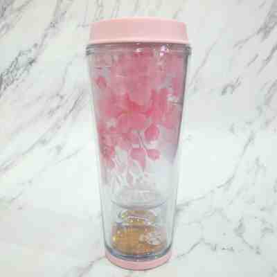 STARBUCKS Spring Cherry Blossom SAKURA Floating Cold Cup Tumbler 12 oz. Thailand - Sold on eBay Jun, 5th 2019 for $19.59