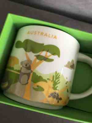 AUSTRALIA Starbucks Mug, Green - You Are Here YAH Collection BOXED - Sold on eBay May, 26th 2019 for $69.99