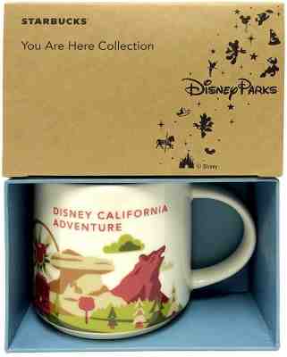 DISNEY Parks CALIFORNIA ADVENTURE STARBUCKS You are Here MUG - NEW IN BOX - Sold on eBay May, 8th 2019 for $19.95