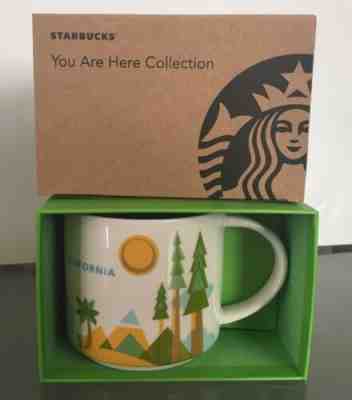 NIB STARBUCKS You Are Here CALIFORNIA YAH  Mug with SKU RETIRED Authentic - Sold on eBay May, 8th 2019 for $21.99