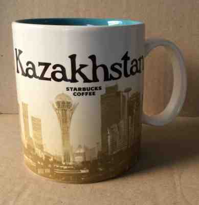 2017 STARBUCKS KAZAKHSTAN CITY MUGs 16 OZ  - Sold on eBay May, 29th 2019 for $34.99