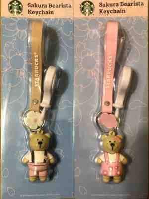 Starbucks Philippines SAKURA Bearista Keychain BOY & GIRL 2019 - Sold on eBay Apr, 9th 2019 for $42.00