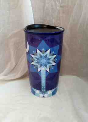 HTF Starbucks 2017 Blue South Carolina Patchwork Tumbler Travel Coffee Mug 12 oz - Sold on eBay Jun, 3rd 2019 for $39.95