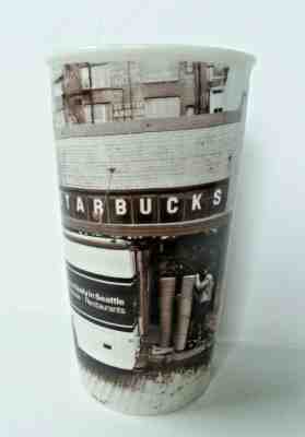 The First Starbucks 2016 Pike Street 1912 Ceramic Tumbler 12oz Seattle Brown - Sold on eBay Apr, 8th 2019 for $40.00