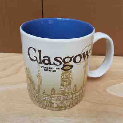 Original Starbucks City Mug 16 oz GLASGOW Series 2014 SCOTLAND Discontinued - Sold on eBay May, 27th 2019 for $35.00