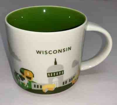 Starbucks Wisconsin Ceramic Coffee Mug 2015 You Are Here Collection 16 oz. - Sold on eBay Jun, 4th 2019 for $19.99