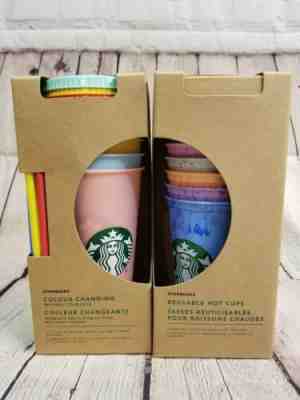 Starbucks Color Changing Reusable Cold Cups NEW 6 HOT CUPS 16 FL OZ BPA FREE  - Sold on eBay Jun, 5th 2019 for $80.00
