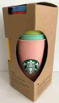 Starbucks Limited Edition Set of 5 Rainbow Color Changing Venti 24 oz Cold Cups  - Sold on eBay Jun, 4th 2019 for $74.99