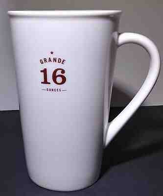 2010 Starbucks Coffee Est 1971 Grande Coffee Mug 16 Fl Oz Tall White Cup Ceramic - Sold on eBay May, 2nd 2019 for $15.99
