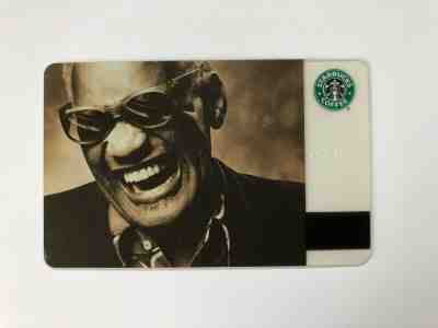 Starbucks RAY CHARLES Gift Card - Original 2004 - Used $0 Balance No Value - Sold on eBay May, 3rd 2019 for $20.00