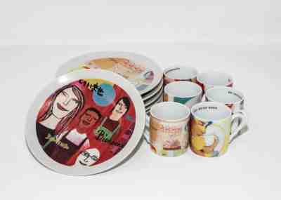 12pc Starbucks Demitasse Coffee Cups Mugs Plates 2005 Leadership Conference - Sold on eBay May, 26th 2019 for $29.00