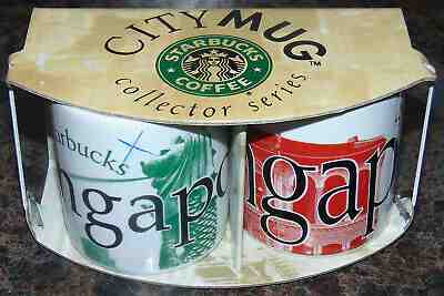 Starbucks City Mug Mini 2 oz Mugs Set - NEW - SINGAPORE - 2006 - Sold on eBay May, 26th 2019 for $18.50