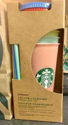 Starbucks Color Changing Cups ! Brand new/never opened  - Sold on eBay Jun, 20th 2019 for $60.00