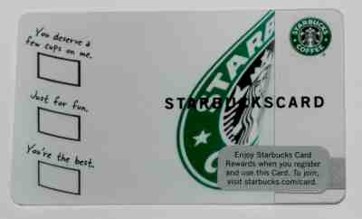 Starbucks 2009 USA TEST CARD Indianapolis Just For Fun #6053 Scarce Rare NEW - Sold on eBay Jun, 20th 2019 for $245.00