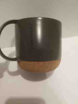 Gray Starbucks Ceramic Coffee Cup Mug With Cork Bottom, Quality Cup, 2013  - Sold on eBay Jun, 20th 2019 for $17.50