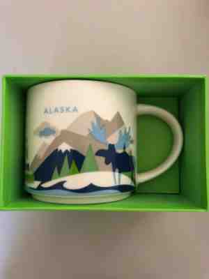 Starbucks Alaska You Are Here Collection Coffee Mug Cup 14 Oz - Sold on eBay Jun, 20th 2019 for $22.00