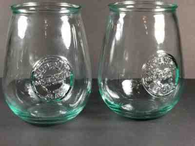 Starbucks San Miguel 100% Authentic Recycled Glasses Drinking Glass Clear Set 2 - Sold on eBay Jun, 20th 2019 for $25.99